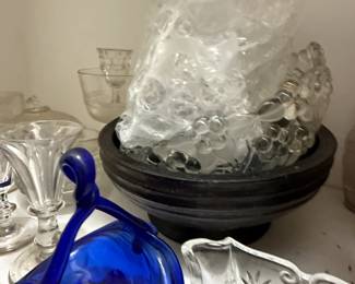 More vintage glass & pottery