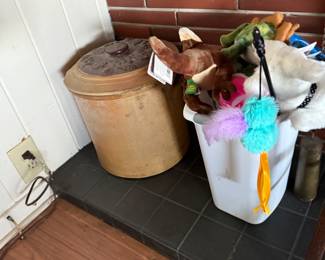 Antique large crock,