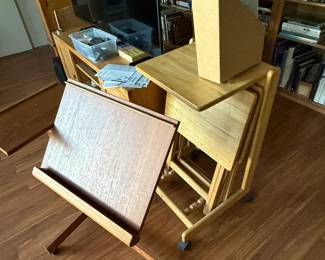 TV tray, music stand