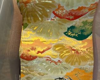 Vintage silk Japanese obi