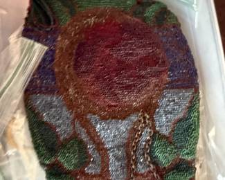 Antique beaded purse