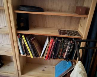 More books and shelves