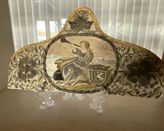 17th century stump work embroidery