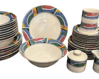 Sango Flair Joan Luntz Dinnerware Tea Set 