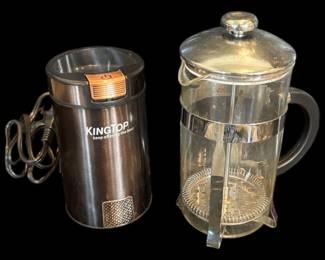 KingTop Coffee Grinder French Press 