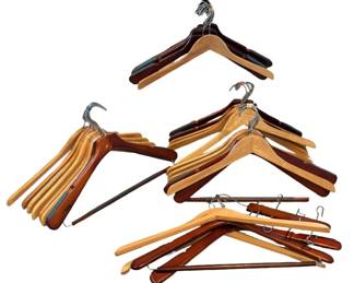 30pc Wooden Hangers 