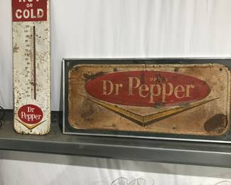Dr. Pepper SIgn/thermometer