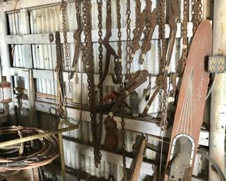 Lots of chains etc in older shop