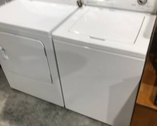 Washer and Electric Dryer - working when moved from house to shop.