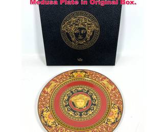 Lot 171 Versace Rosenthal Studio Line Medusa Plate in Original Box.
