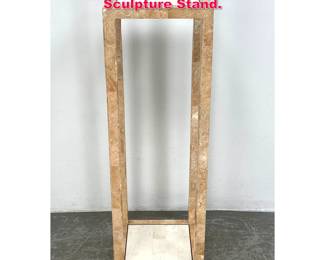 Lot 210 Maitland Smith Style Pedestal Fern Sculpture Stand.