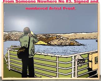 Lot 288 2002 Gabriele Nagel digital Cprint. From Someone Nowhere No 3. Signed and numbered Artist Proof.