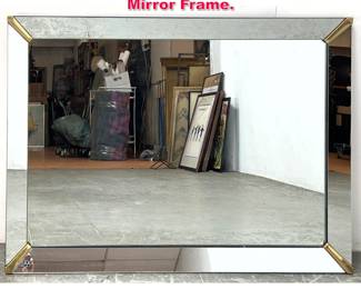 Lot 586 Large 60s Wall Mirror with Mirror Frame.