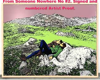 Lot 286 2002 Gabriele Nagel digital Cprint. From Someone Nowhere No 2. Signed and numbered Artist Proof.