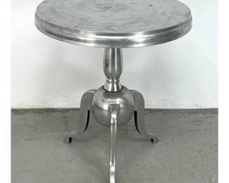 Lot 481 Cast Aluminum Tabouret Table.