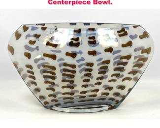 Lot 72 Evolution by Waterford Art Glass Centerpiece Bowl.