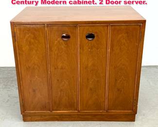 Lot 414 Edward Wormley for Dunbar MidCentury Modern cabinet. 2 Door server.