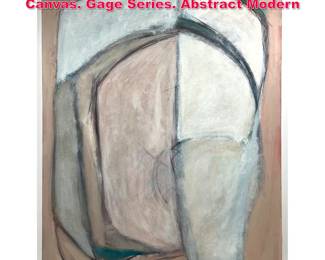Lot 409 Laura Yang 1991 Painting on Canvas. Gage Series. Abstract Modern