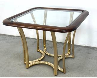 Lot 573 Modernist Style end or accent table,