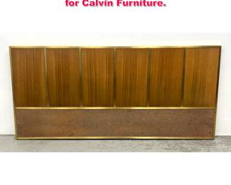 Lot 203 Paul McCobb King Size Headboard for Calvin Furniture.