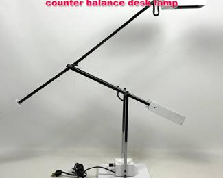 Lot 338 Robert Sonneman articulated counter balance desk lamp