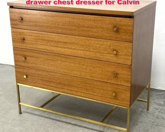 Lot 204 Paul McCobb Irwin Collection fourdrawer chest dresser for Calvin