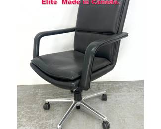 Lot 489 Leather Office Chair by Keilhauer Elite Made in Canada.