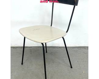 Lot 530 Clifford Pascoe Side Chair. wood and Iron.