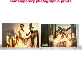 Lot 478 2pcs Anna Khachatryan largeformat contemporary photographic prints.