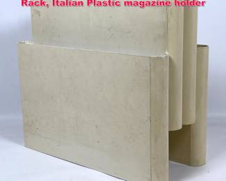 Lot 402 Giotto Stoppino for Kartell Magazine Rack, Italian Plastic magazine holder