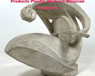 Lot 115 David Fisher Sculpture. Austin Products Plaster Abstract Musician Sculpture