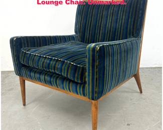 Lot 25 Paul McCobb Mid Century Modern Lounge Chair. Unmarked.