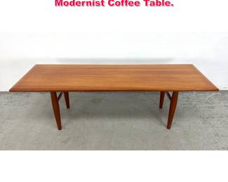 Lot 194 K.S. Burton 1963 Handmade Modernist Coffee Table.