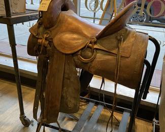 circa 1900 saddle