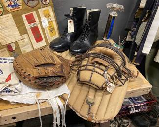 1950's Baseball gear
