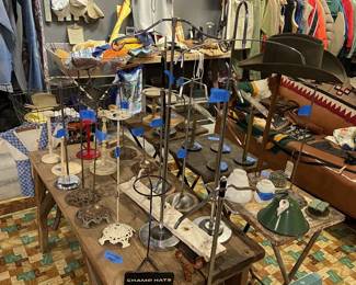 Antique hat stands