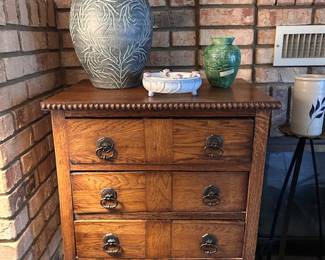 Antique 3 drawer cabinet