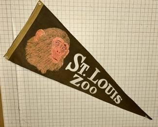 St. Louis Zoo vintage pennant