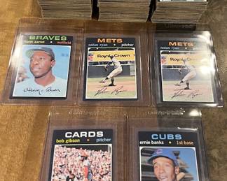Vintage baseball cards (late 60's)