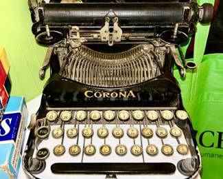 Antique Corona typewriter