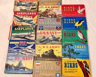 US Military books, bird/tree books