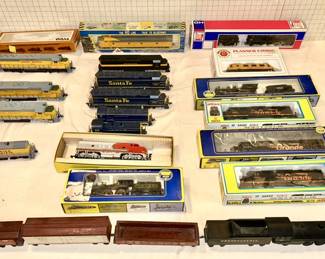 Vintage train cars