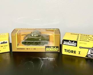 3 vintage tanks in their boxes (Some SOLD) (Some SOLD)