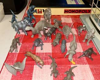 Vintage dinosaur toys
