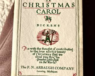 Advertising give-a-way from F. N. Arbaugh Company, a department store in Lansing, Michigan back in early 1900's