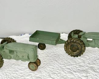 Hubley tractors and one with Hubley trailer (Some SOLD)