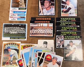 Vintage baseball cards (late 60's and early 70's) (some SOLD)