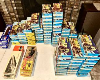 Vintage Train cars, engines