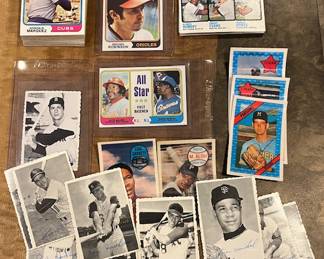 Vintage baseball cards (1970's) (some SOLD)
