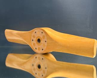 Vintage Wooden Airplane Propeller Hub